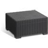 KETER CALIFORNIA Tavolo Tavolino da Giardino Esterno cm 68x68x35 h in Resina