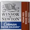 Winsor & newton Wn Acquerello Cotman 1/2 Godet Rosso Indiano