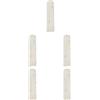 Beige Fabric Tower Fan Dust Cover Reusable Washable Home Appliance Protector