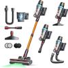 INTETURE Aspirapolvere a batteria 600 W/50 KPA/65 min autoportante senza fili con tubo