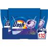 Dash Pods Detersivo Lavatrice In Capsule 132 Lavaggi (3x44) Lavanda Rimuove Le