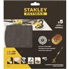 Stanley DISCHI ABRASIVI STANLEY FATMAX SFM STA39297 PER LEVIGATRICE A MURO Ø 225 - PZ.5