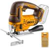 Ingco Seghetto alternativo a batteria 20V Brushless 90° 45° 5 lame Solo corpo Ingco