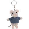 NICI Portachiavi Topolina Sam 9 cm - in Peluche Morbida, Idea Regalo | 63331