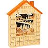 small foot 11788 - Calendario dell'Avvento Merry Christmas, in Legno, Decorazione Natalizia con Illuminazione a LED, Multicolore