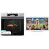 Hisense - Forno da Incasso Pirolitico BI64213E4PX, 77 L, 13 Funzioni, AirFry, Pizza 300°C + Smart TV QLED 43 4K Dèco TV 43S5Q, Dolby Atmos, HDR10