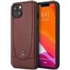 Mercedes Custodia in pelle Mercedes per iPhone 14 Plus, colore rosso urbano