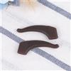 Black Silicone Eyeglasses Antiskid Ear Pads Durable Reusable Comfortable Fit
