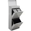 Arregui Top CR422-B Pattumiera per Raccolta Differenziata | 3 Secchi |