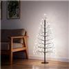 Details In Description Albero di Natale LED 150cm ferro bianco freddo luci 1500 decorazione