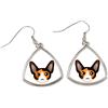 Art-Dog Cornish Rex - eleganti orecchini in metallo in regalo da Art-Dog