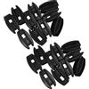 24 Pcs Clip Di Plastica Per Recinzioni Parti Recinzione Isolatori Elettriche