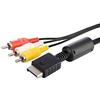 Cavo Audio Video AV S-Video a 3 RCA per Playstation 1 2 3 PS1 PS2 PS3