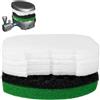 Kit per filtro 8 comprensivo di 6 cartucce lana e 2 tipi di schiuma per Inpond