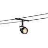 SLV faretto tensostruttura SALUNA/faretto, spot LED, faretto a soffitto, lampada a soffitto, illuminazione di interni / GX5 35W nero