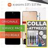 Xiaomi DISPLAY ORIGINALE XIAOMI 11T PRO 21081111RG SCHERMO OLED VETRO LCD +COLLAeKIT