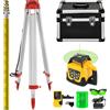 Kit Livella Laser Rotante Autolivellante Laser Verde a 360°, Livellatore Rotante