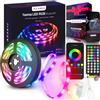 Azaris STRISCIA LED RGB 10M APPLICAZIONE BLUETOOTH 300 LED COLORATI TELECOMANDO POTENTE