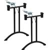 Stema Gambe pieghevoli per scrivania o tavolo SC-922 - 59 cm, nero
