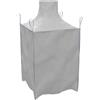 POLROD_E* BIG-BAG 90*90*150 CM BIANCO, CON CAMINO DI RIEMPIMENTO - MG-300-0050