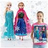 bez marki BAMBOLE MUSICALI CON SUONI ANNA CHE CANTA ELSA DI FROZEN 25 CM PER BAMBINI