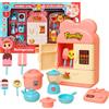 Yiwu Set da cucina giocattolo per bambini: frigorifero, vasetti per gelato