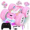 Macchina Telecomandata Bambina, 4X4 Acrobatica Macchinina Con LED, RC Auto Radio