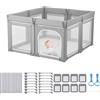 Recinto per Bambini, 1200 x 1200 mm, Recinto Pieghevole, per Bambini con Porta