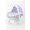 My Sweet Baby Culla in vimini Bellamy con cappottina pieghevole - Biancheria da letto bianca e