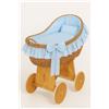 My Sweet Baby Culla in vimini Carina con casetta in vimini - Biancheria da letto naturale e bl