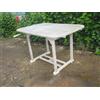 CAPALDO TAVOLO ESTENSIBILE IN LEGNO DI ACACIA GRAY WASH CM. 120-160X80X75