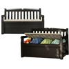 Keter PANCHINA CONTENITORE MULTIUSO IN RESINA KETER EDEN CM.L140xP60xH84 MARRONE