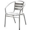 FRASCHETTI 2 PZ POLTRONE SEDIE SEDIA POLTRONA BAR ALU IN ALLUMINIO CM.50x56xH74
