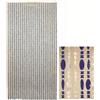 VETTE Tenda anti mosche corallo blu-cristallo - 96 fili cm.120x230h.