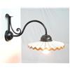Cruccolini LANTERNA LAMPADA APPLIQUE PLAFONIERA VULCANO FERRO BATTUTO