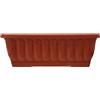 BRONZO 4 Vasi Fioriera Balconetta Raccoglitore 60 Cm Plastica Terracotta Fiori piante