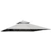 Maurer RICAMBIO TELO GAZEBO 3X3 BIANCO CON AIR VENT EDEN (295cm x 295cm)
