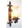 Cruccolini LAMPADA LANTERNA APPLIQUE PLAFONIERA GABRIELLA IN FERRO BATTUTO 1 LUCE