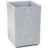 HowHomely Vaso da fiori Betonique in cemento grigio, altezza 60x40 cm.