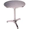 VETTE Tavolo tondo "one top" in alluminio - ø cm.60x70h.