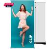 Epicenter Roll up Clip 85x220 - asta telescopica, sistema di scambio grafico
