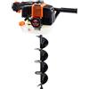 Awtools Trapano a benzina AWTOOLS per terreno, 2,95 CV, 2 tempi + 3 punte (100, 150, 200
