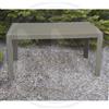 DESANTIS TAVOLO IN RESINA SIMIL RATTAN URANO MADE IN ITALY CM. 140X80X72H TORTORA