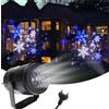 XPart Proiettore LED, neve di Natale, faretto laser, proiettore di fiocchi di neve