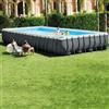 Intex PISCINA INTEX ULTRAFRAME RETTANGOLARE CM. 975X488X132H CON POMPA A SABBIA XTR