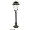 SU-MA Lampione da giardino 87x25 cm 1xE27 60W ottone patinato IP43 Prince K SU-MA