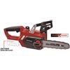Einhell Elettrosega a batteria 18v barra cm.25 (ge-lc 18 li)