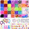 Does not apply 2500+ Elastici per Braccialetti, 32 Colori Kit Elastici Braccialetti Fai Da Te B