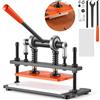 Fustellatrice Manuale Pelle 260x150mm Pressa Banco 1,5T Goffratura Cuoio