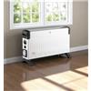 Vinco TERMOCONVETTORE DA PAVIMENTO VINCO "TIMER&TURBO" BIANCO 2000 W - COD. 70508